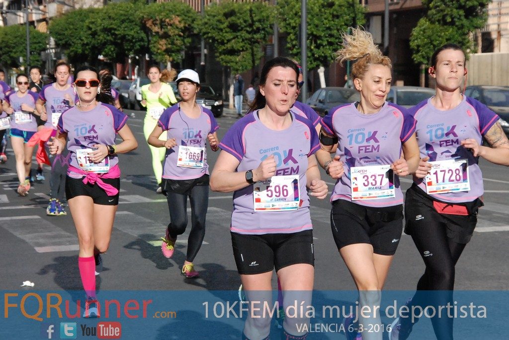 10KFEM Valencia 2016 - Día de la mujer deportista
