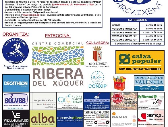 XXXVIII Volta a Peu Carcaixent 2017