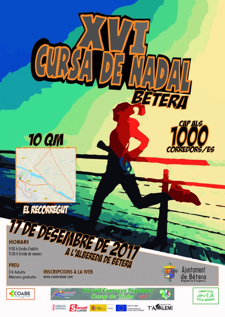 XVI Cursa de Nadal Bétera 2017