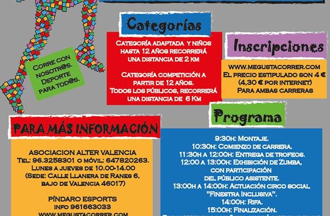 III Carrera Solidaria Por la Discapacidad Alter Valencia 2017