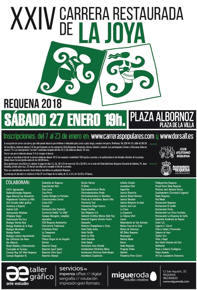 XXIV Carrera Restaurada de la Joya 2018 Requena