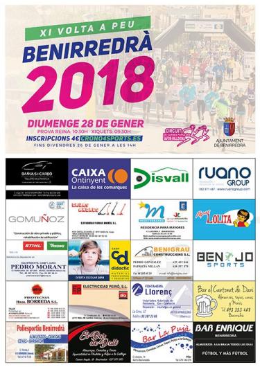 XI Volta a Peu Benirredrà 2018