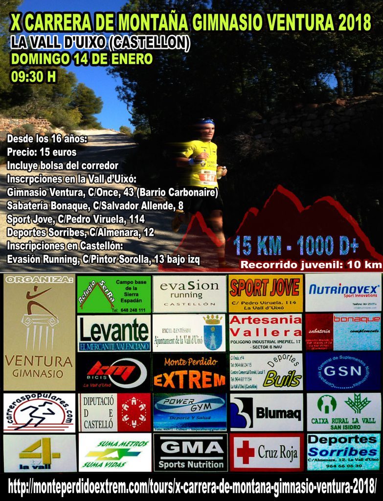 Carrera de Montaña Gimnasio Ventura 2018