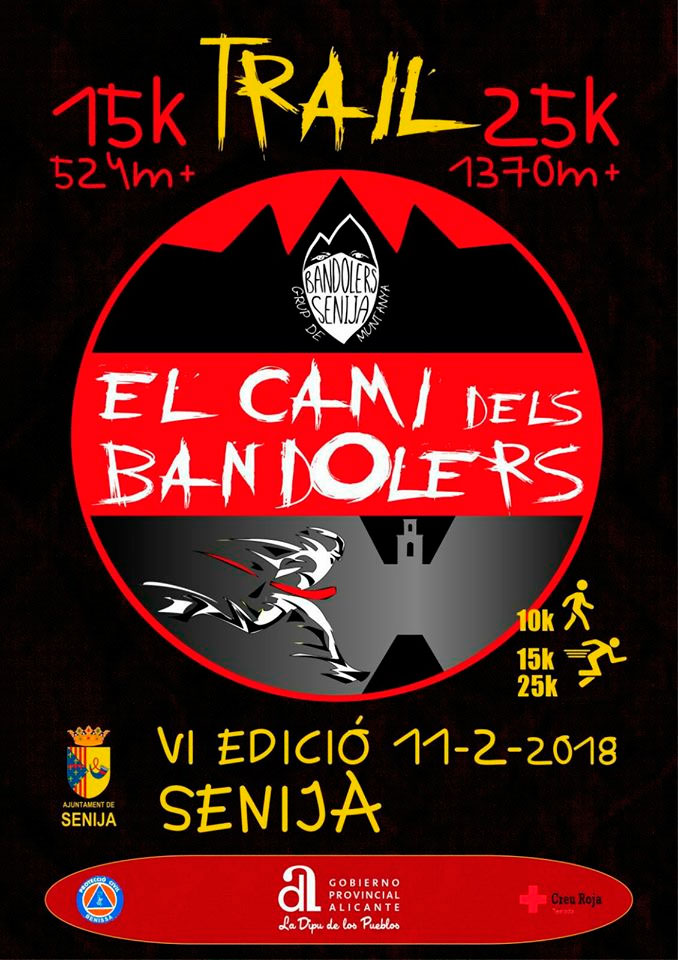 VI Trail El Camí dels Bandolers Senija 2018