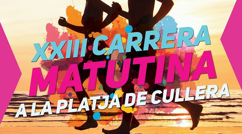 Carrera matutina playa de Cullera 2018