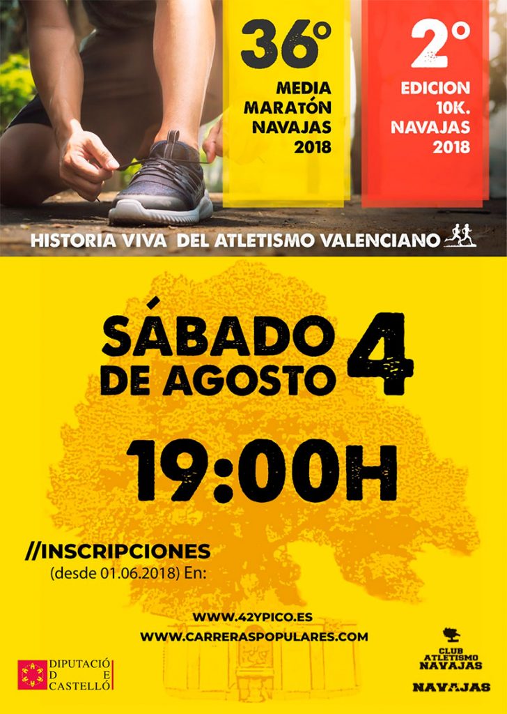 Media Maratón y 10K Navajas 2018