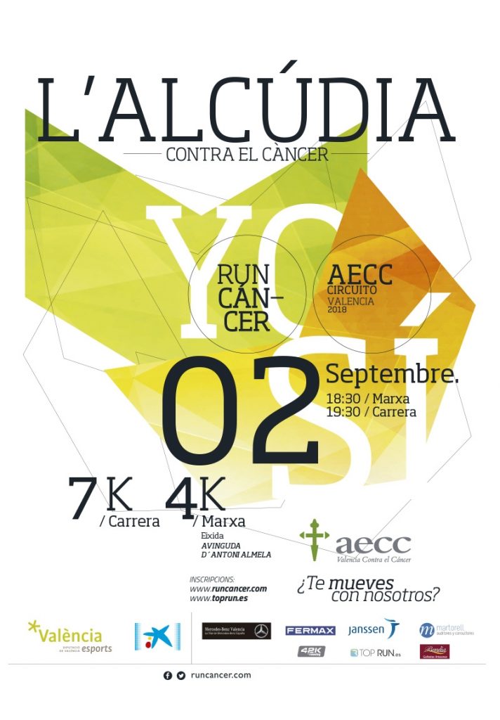 Carrera 7K y Marcha 4K L'Alcudia contra en Cáncer 2018