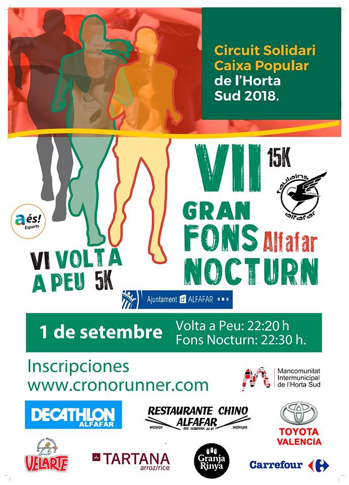 Gran Fons y Volta a Peu Nocturna Alfafar 2018