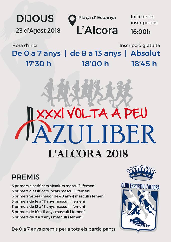 Volta a Peu Azuliber Alcora 2018