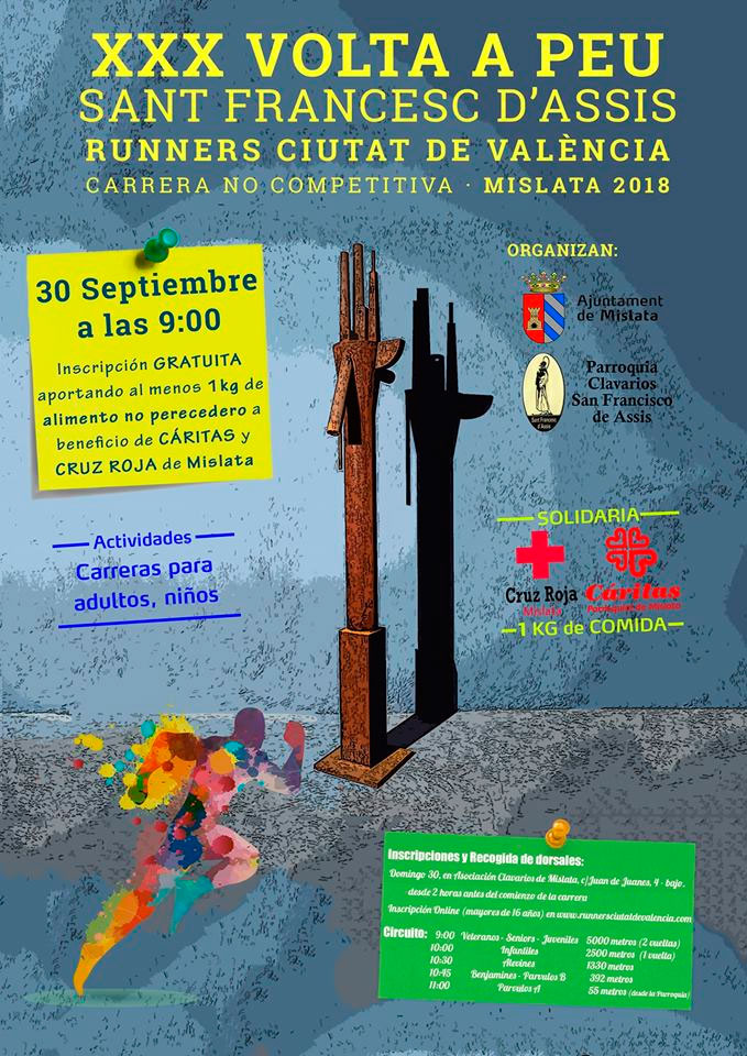 Volta a Peu San Francisco de Assis Mislata Runners Ciutat de Valencia 2018