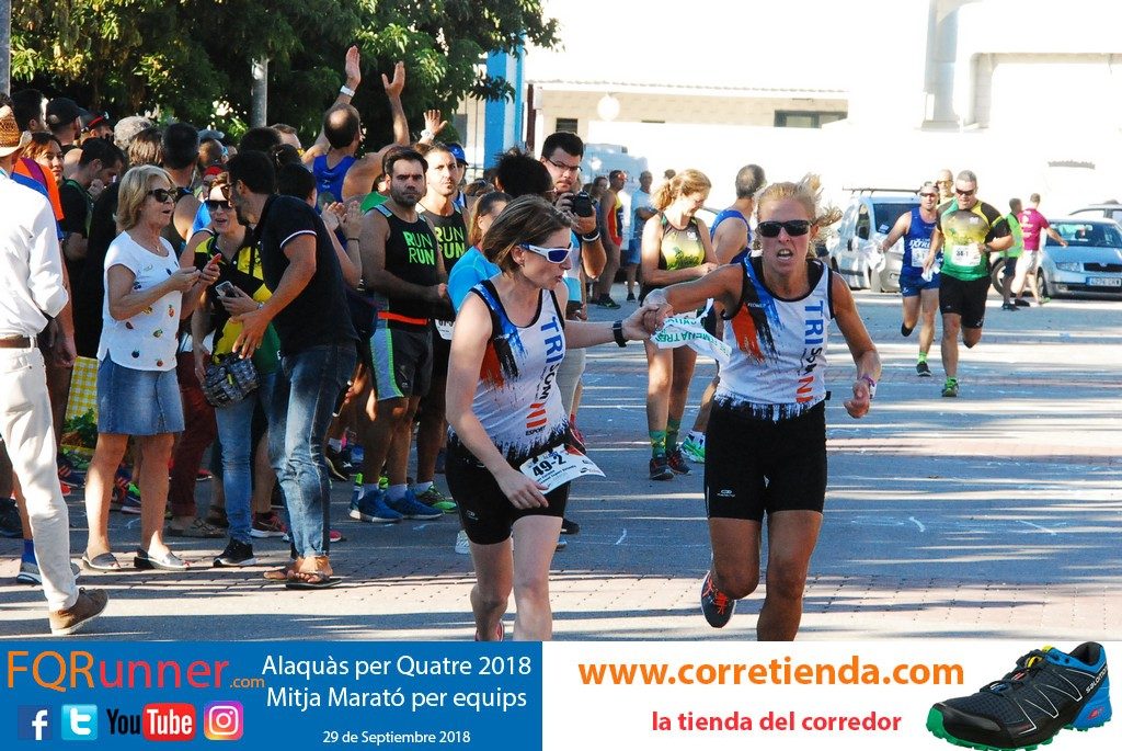 Media Maratón por equipos "Alaquàs per Quatre" 2018