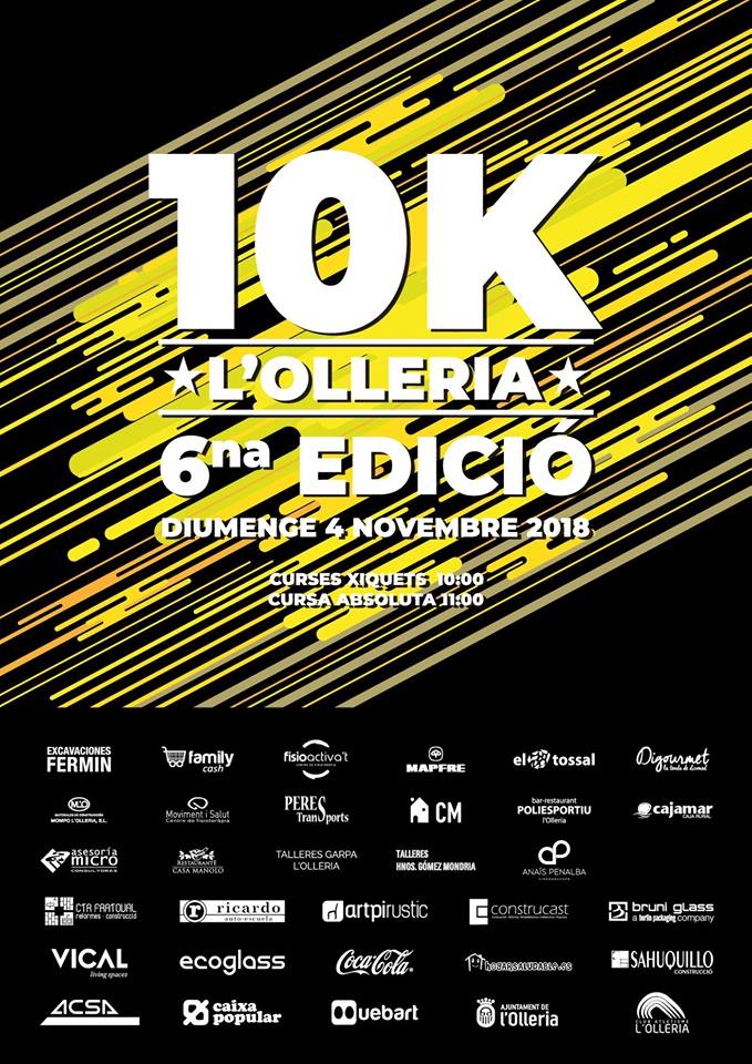 Carrera 10K Olleria 2018