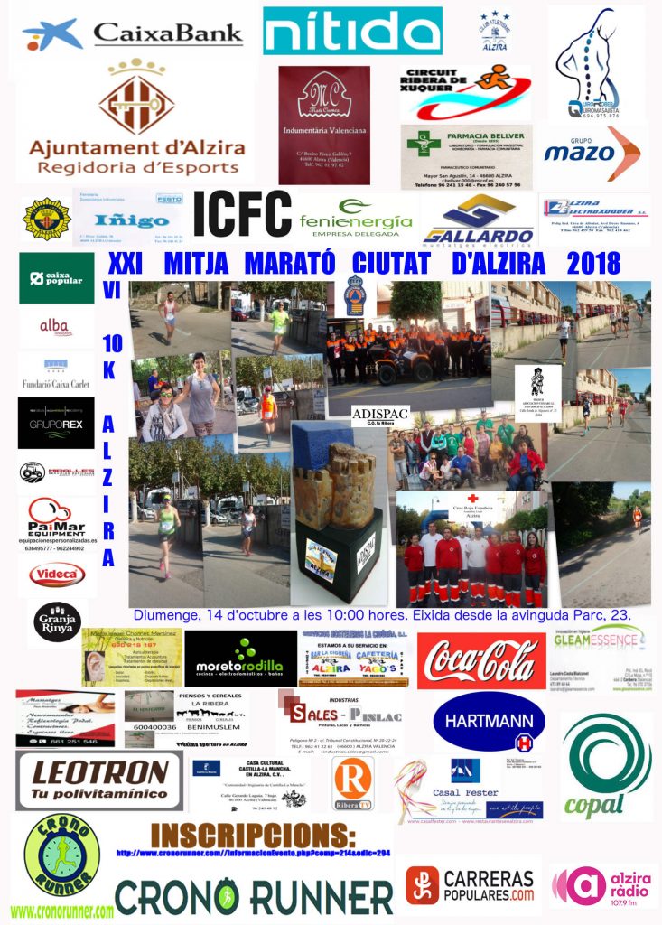 Media Maratón y 10K Alzira 2018