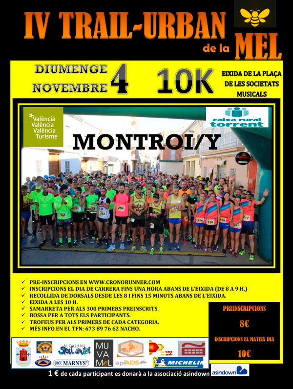 Trail Urban de la miel Montroy 2018