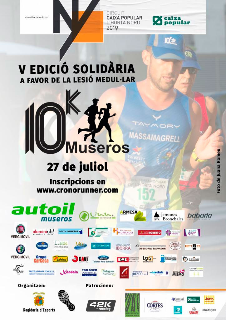 Carrera 10K Museros 2019