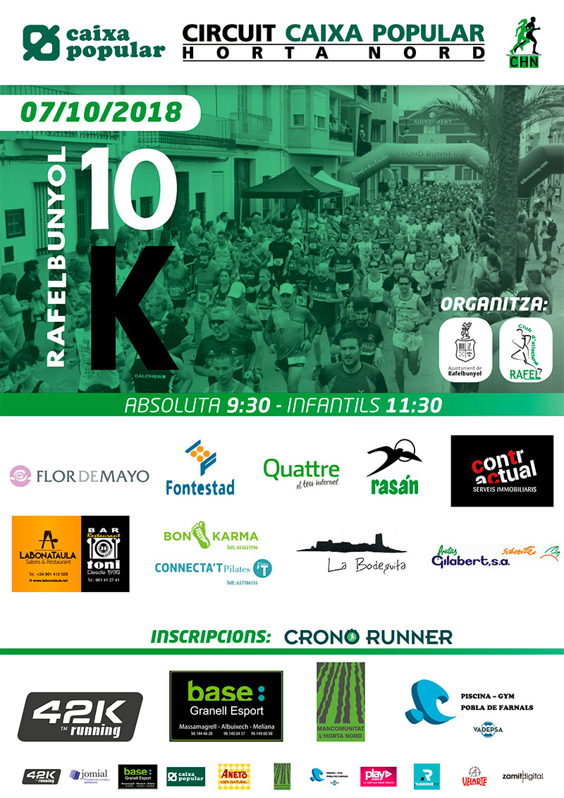 Carrera 10K Rafelbunyol 2019
