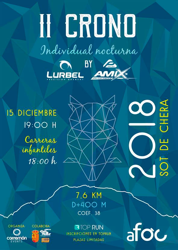 Crono Individual Nocturna Sot de Chera 2018