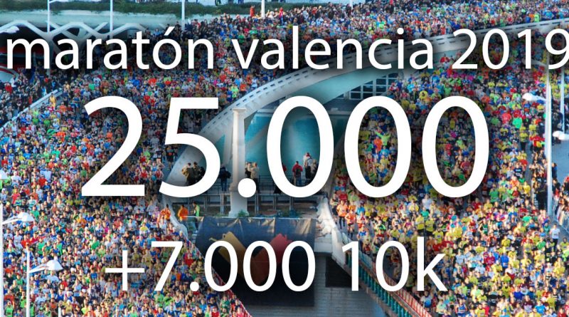 Maratón Valencia 2019 nuevo reto de 25000 inscripciones