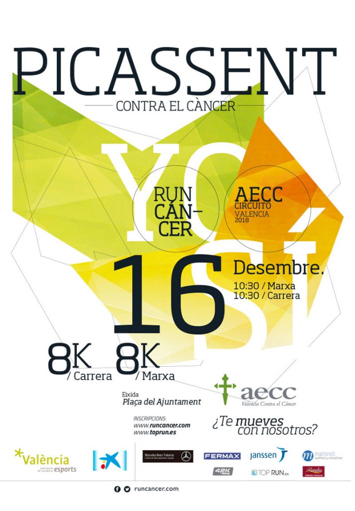 Carrera Picassent contra el cáncer 2018