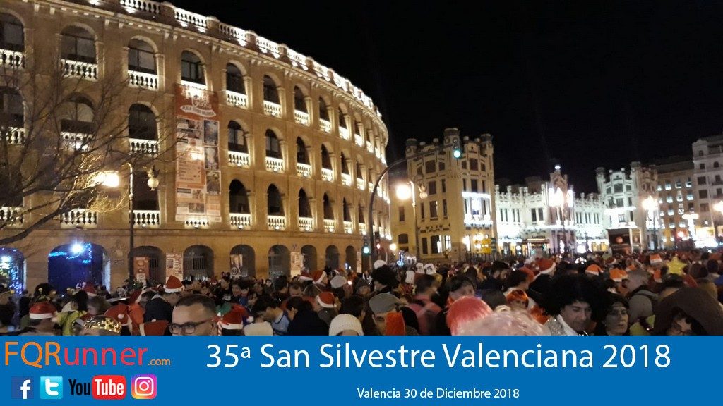 Miles de corredores despiden 2018 en la popular San Silvestre de Valencia