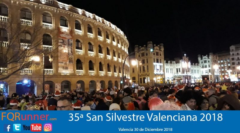 Miles de corredores despiden 2018 en la popular San Silvestre de Valencia