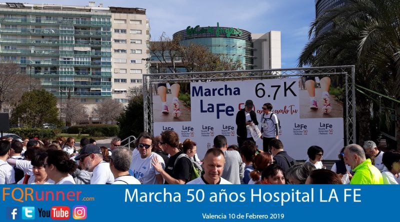 Marcha solidaria 50 años Hospital La Fe Valencia