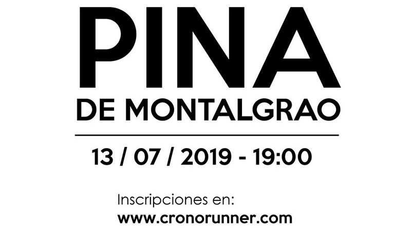 Carrera Pina de Montalgrao 2019