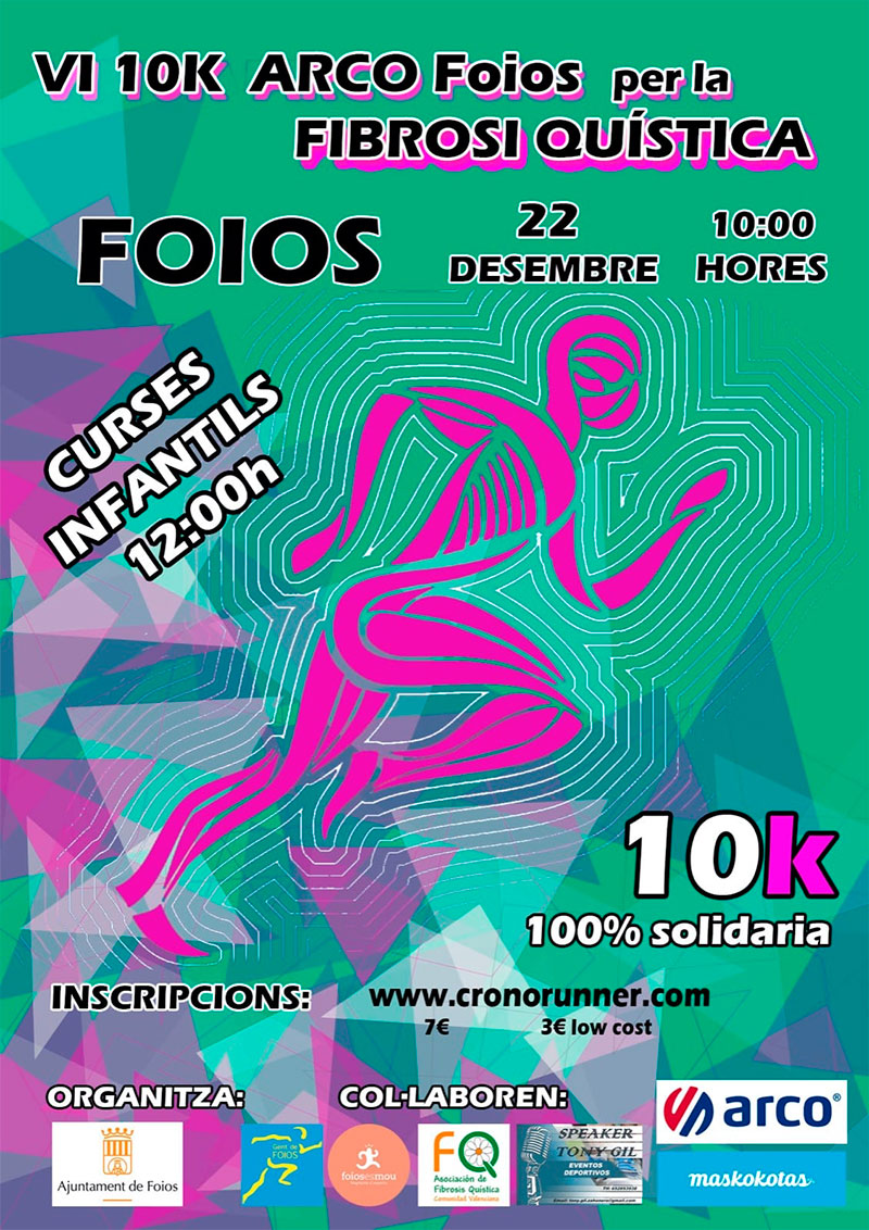 10K Arco Foios por la Fibrosis Quística 2019