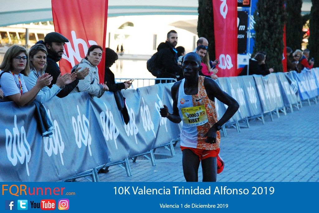 Kevin Kibet con un tiempo de 28:19