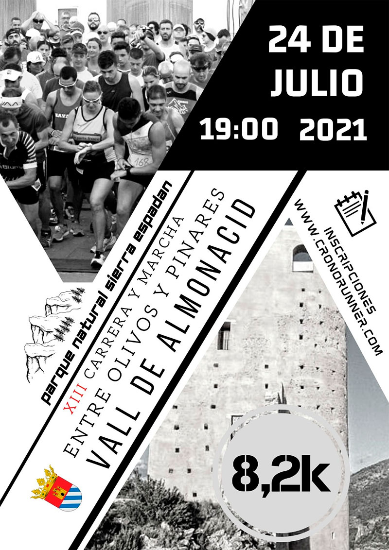 Carrera entre olivos y pinares Vall de Almonacid 2021