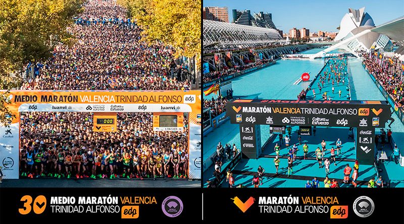 Alto porcentaje de confirmaciones para correr el Maratón y Medio Maratón Valencia 2021