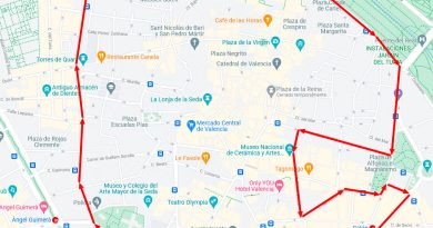 Recorrido volta a peu de les Falles 2021