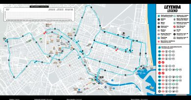 Plano del recorrido Maratón Valencia 2022