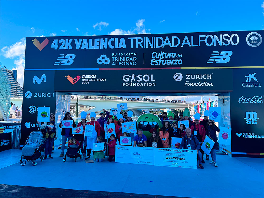 Maratón Valencia solidaria 2022: Más de 40.000 euros para la Gasol Foundation