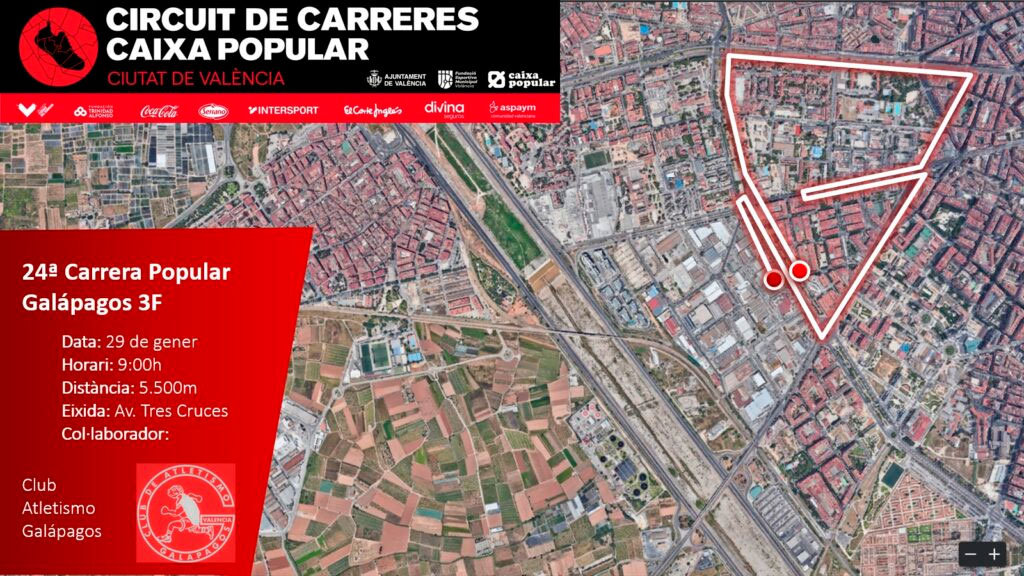 Recorrido 24ª Carrera Popular Galápagos 3F