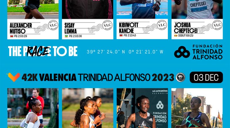 Maratón Valencia 2023 busca el máximo nivel con la presencia de la élite internacional